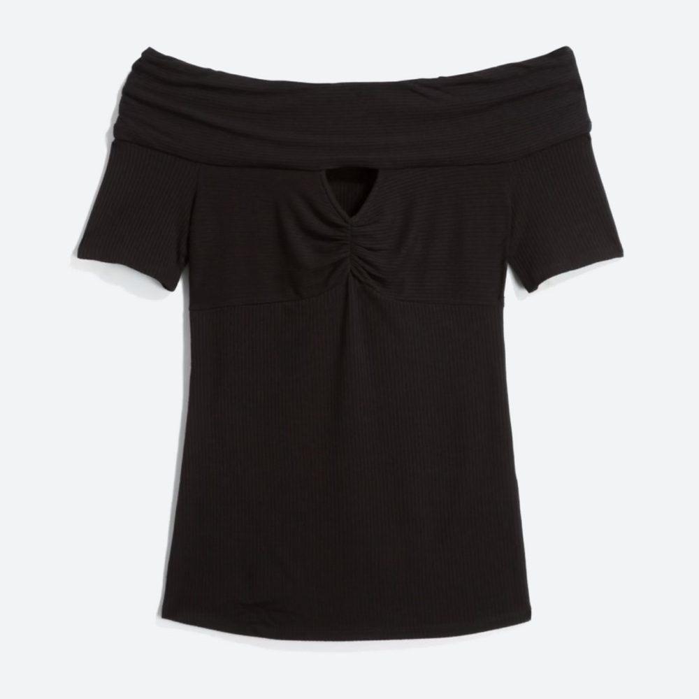 Mixed Threads Reiko Off the Shoulder Knit Top
